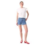 Fabrika Standart Bel Basic İndigo Denim Şort, 38, 5003225713, İndigo, Kadın