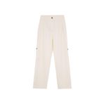 Fabrika Standart Bel Flare Pantolon, 40, 5003223913, Beyaz, Kadın