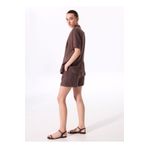 Fabrika Standart Bel Relaxed Kahve Kadın Şort F5SL-SHT0369