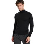 Fabrika Tam Balıkçı Yaka Kazak 2XL, XXL, 5003139433, Siyah, Erkek