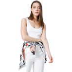 Fabrika U Yaka Basic Atlet K-LORKA, XS, 5002782849, Beyaz, Kadın