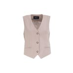 Fabrika V Yaka Basic Fit Yelek, 42, Basic Fit Yelek, Bej, Kadın