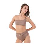 Fabrika Yüksek Bel Bikini Alt, 36, 5003114490, Vizon, Kadın