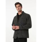 Fabrika Yün Karışımlı Ceket, 2XL, 5003157901, Antrasit, Erkek
