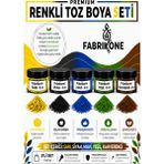 Fabrikone 5'li Set Premium Parafin Soya Wax Toz Mum Boyası Hobi Seti - 5 cc (Sarı, Siyah, Mavi, Yeşil, Kahverengi) BKFAB5SRSMYKH5G