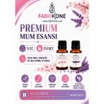 Fabrikone Premium Mum Esansı 5 cc 2'li Set - Japon Kirazı, Lavanta - Soya Wax, Parafin, Jel Wax ve Bal Mumu Uyumlu BKFAB2JKLV5 - Şeffaf