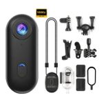 Fabron Mini Wifi Aksiyon Kamerası 1080P Giyilebilir Su Geçirmez Tasarım Ses ve Görüntü Kayıt - Siyah