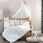 Fabu Momishop Sirkus Uyku Seti 70*130 - 70 x 130 cm - Açık Pembe