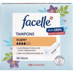 Facelle Tampon 56'lı Paket Ekstra Yumuşak Doku 15mm Çap 50mm Uzunluk Rahat ve Güvenilir Koruma