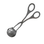 Fackelmann 40921 maşa, küçük, et, kavun, balık, riso, Tofu CP, çap 3,5 cm, çelik, Sybaris, (Renk: Gümüş), Miktar: 1 adet paslanmaz