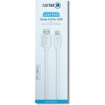 Factor-M FM-2415L 2.4A 1.5 m Lightning Beyaz Data Kablo