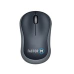 Factor-M M1 Süper Sessiz Siyah Kompact Kablosuz Mouse