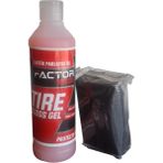 FACTOR360 Lastik Parlatıcı Jel 500 ml Lastik Sünger Hediyeli