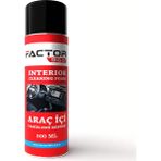 FACTOR360 Otomobil Araç Içi Temizleme Köpüğü Döşeme Koltuk Tavan Taban Genel Kullanım Aerosol 500 ml
