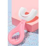Factorial Bebek Diş Fırçası U şeklinde Pembe 0 6 Yaş Yumuşak Diş Fırçası Bebek Banyo Seti Arayüz Fırcası
