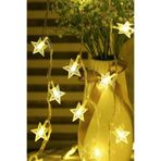 Factorial Gün Işığı Led Duvar Aydınlatma Süsü Yıldızlı Dekoratif Işıklandırma Yılbaşı Noel Süsleme Led Şerit