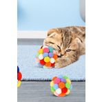 Factorial Kedi Sakinleştirici Oyuncakl Peluş 1 Adet Kedi Topu Evcil Hayvan Oyuncak İnteraktif Kedi Oyuncağı