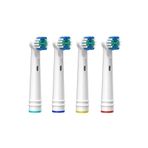Factorial Philips Oral-b Braun Uyumlu Yedek Başlık Şarjlı Ve Pilli Diş Fırçası Uyumlu Orta Sert 4 Li Set