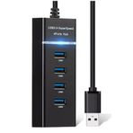 Factorial Usb Girişli 4 Portlu Usb Çoklayıcı Usb Çoğaltıcı Usb Hub Usb 3.0 Laptop Notebook Desktop Pc Uyumlu