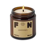 factory normal Nagchampa Inscense Tapınak Kokulu Soya Mumları, Fabrika El Yapımı Kehribar Kavanoz Mum, 4 oz, 18 Saat Yanma Süresi