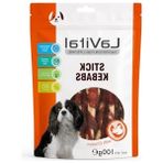 Fadem Store Lavital Stick Kebabs Tavuk, Ördek ve Ciğerli Köpek Ödül Çubuğu 100G Yetişkin Köpekler Için Yüksek Proteinli