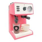Fadem Store Renk Değiştiren Işıklı Mini Barista Seti, Pilli Kahve Makinesi ve Bardak (Pembe)