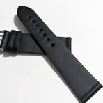 Fado Greyzi Deri Fosil&Her Saate Uygun Saat Kordonu 24 mm Siyah