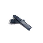 FADO &Her Saate Uyumlu Hakiki Deri Saat Kordonu LAZİVERT 22 mm ( 394 )