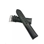 Fado & Her Saate Uyumlu Hakiki Deri Saat Kordonu Yarım Bombe Siyah 22 Mm (472)
