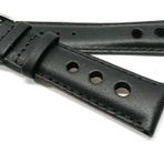 Fado Tissota Uyumlu Hakiki Deri 20 mm Siyah Saat Kordonu