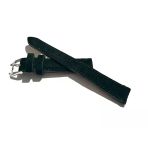 Fado&Her Saate Uyumlu KADİFE GÖRÜNÜMLÜ Saat Kordonu SİYAH 20 mm (434 )