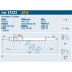 FAE Mtxdpn Kizdirma Bujisi P107-P206-P207-P307-P308-P407-P508-P607-P2008-P3008-P5008-PARTNER-BERLINGO-EXPERT-BI Pper-Jumpy-Nemo-C1-C2-C3-C5-C6-C8-Xsara-C-Max 03- Focus Ii 04- 1.4-1.6 Hdi-Tdci Geçmeli Ti