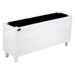 Faev Alaçatı Model Ahşap Saksı 75X27X45CM Dış Mekan Dekoratif Bahçe & Balkon Çiçekliği - Hazır Kurulu Beyaz