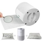 Faf Fresh Air Filter 10 Adet Elektrostatik Pamuk, Xiaomi Purifier Serileri İle Uyumlu Hava Temizleyici Filtre Üstü Elektrostatik Toz Tutucu Koruyucu (4 COMPACT)