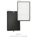 Faf / Sharp KC-C100 E-W-S-C Hava Temizleyici Uyumlu Hepa + Karbon Birleşik Filtre - Beyaz