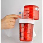 Fafatara Kapaklı Yapışkanlı Duvara Monte Renkli Diş Fırçalık