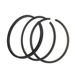 Fafeicy 3 Adet Piston Segmanı Kiti, Hava Kompresörü Silindir Conta Halkası, Pnömatik Tahrik Piston Segmanı, Çap 47mm / 1.9 İnç Silindir