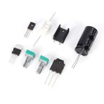 Fafeicy DC ayarlı güç kaynağı DIY kiti modül parçaları Stabilize Aşırı yük ve kısa devre korumalı Sürekli ayarlanabilir 0-30 V 2 mA-3A