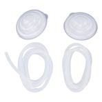 Fafeicy Geri Akış Koruyucuları Ve Boruları, S1 S2 9 Plus Göğüs Pompası Için, Kaliteli Sıvı Silikon, Temizlemesi Kolay, Silikon Borularla, Yeni Anneler Için