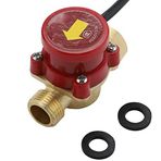 Fafeicy HT-60 pompa akış anahtarı, G1 / 2 "-1/2" dişli su pompası akış sensörü anahtarı, AC220V 0,5 A, düşük su basıncı aralığında evlerde musluk suyu basınçlandırması için