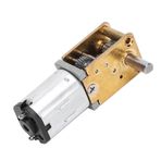 Fafeicy Mini DC Dişli Motor 1218ge - N20-3V / 6V Solucan Motor Yüksek Torklu, Akıllı Arabalar, Robotlar, Elektronik Kilitler Için Kompakt 12mm Boyut (DC3V 16RPM)
