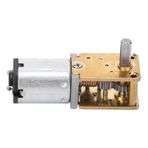 Fafeicy Mini DC Dişli Motor 1218ge - N20-3V / 6V Solucan Motor Yüksek Torklu, Akıllı Arabalar, Robotlar, Elektronik Kilitler Için Kompakt 12mm Boyut (DC6V 35RPM)