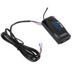 Fafeicy Motosiklet Elektronik Sayaç, LED Dijital Zaman Saati Termometre Voltmetre IP67 Su Geçirmez LED Elektronik Metre Voltmetre Termometre, Voltaj Test cihazları (-ray (2627021