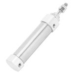 Fafeicy Pnömatik Hava Silindiri, Mini Çift Etkili Hava Silindiri ve Tek Mil, 16mm Çap, Kauçuk Tampon, 50~750mm / s Piston Hızı (CDJ2B16-30B)