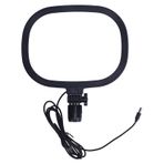 Fafeims Çok yönlü 9 inç LED Dolgu ışığı, 120 Boncuk, 3000-6500k Renk sıcaklığı Ayarlanabilir, Yüksek Parlaklık, CRI> 85, ABS Malzemesi, 2m Kablo, USB Ile çalışan, Telefon ışığı, Tam Olarak Uygun,