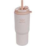 Fagel Fenix 600 ml Triple Sip Pale Peach Çift Katmanlı Paslanmaz Çelik Termos Matara
