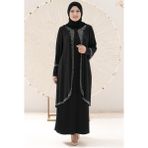 Fahima FHM838 Adalya Siyah Abiye
