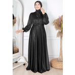 Fahima FHM872 Eda Siyah Kadın Abiye Elbise
