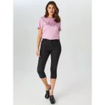 Faik Sönmez Kadın Slim Fit Coton Parça Boya Kapri 25Yb00078-1