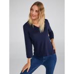Faik Sönmez V Yaka Truvakar Kol T-Shirt 00018 - S - Lacivert